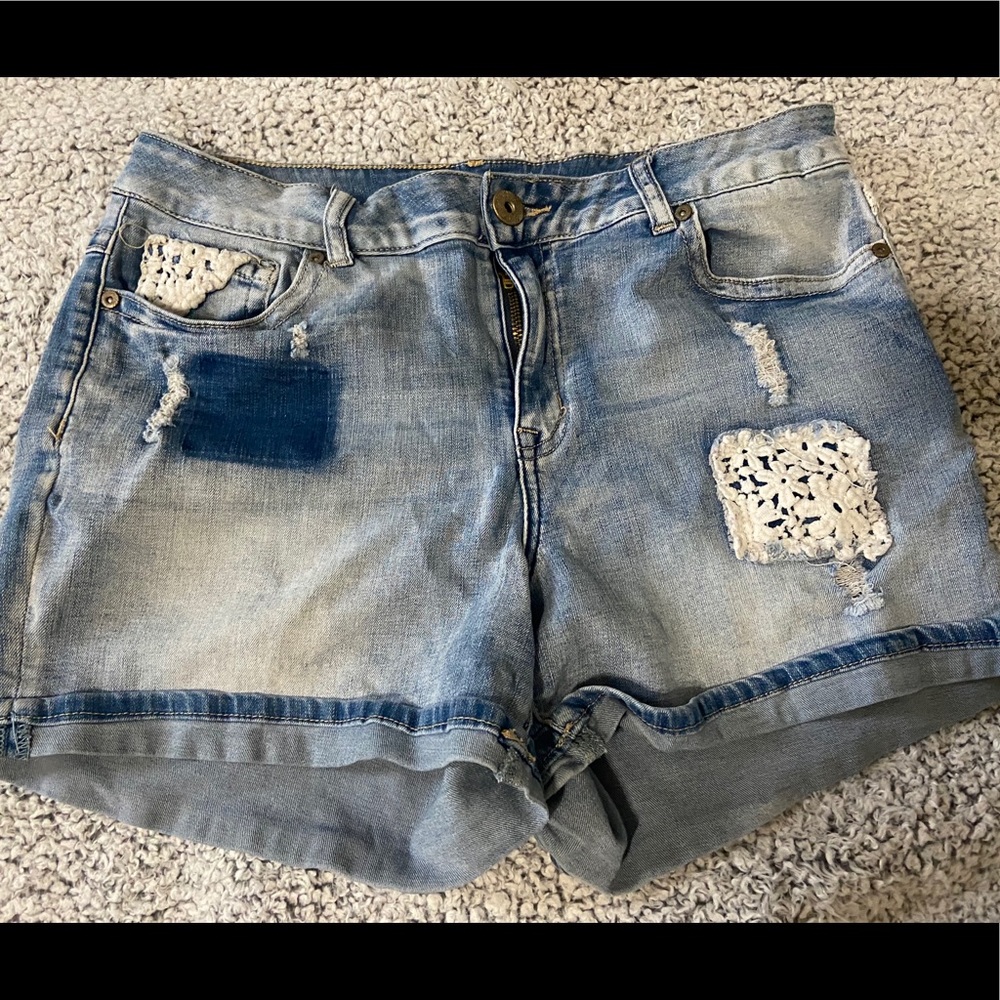 Shorts with patches
